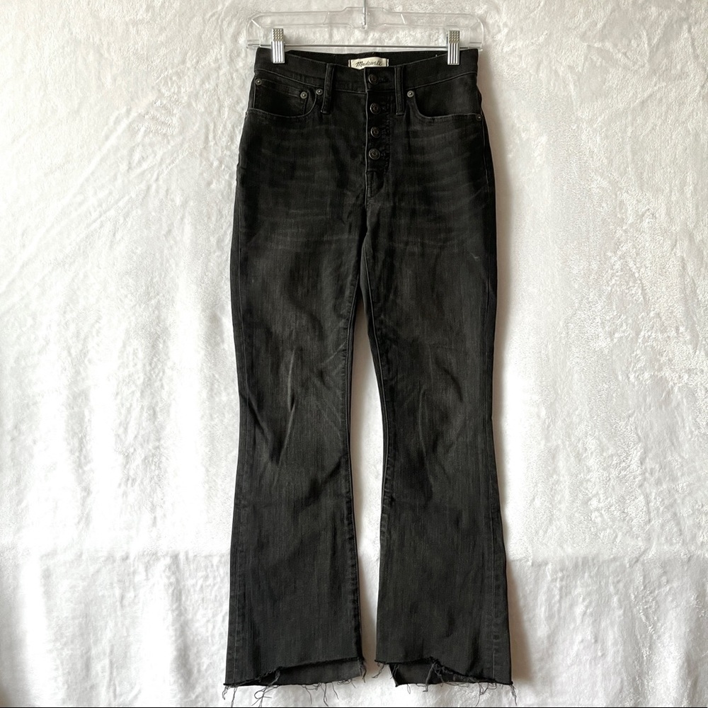 Madewell Cali Demi Boot Jeans Sz 24 gray (vw14)